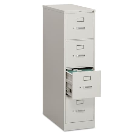 Hon 15" W 4 Drawer File Cabinet, Light Gray, Letter H314.P.Q